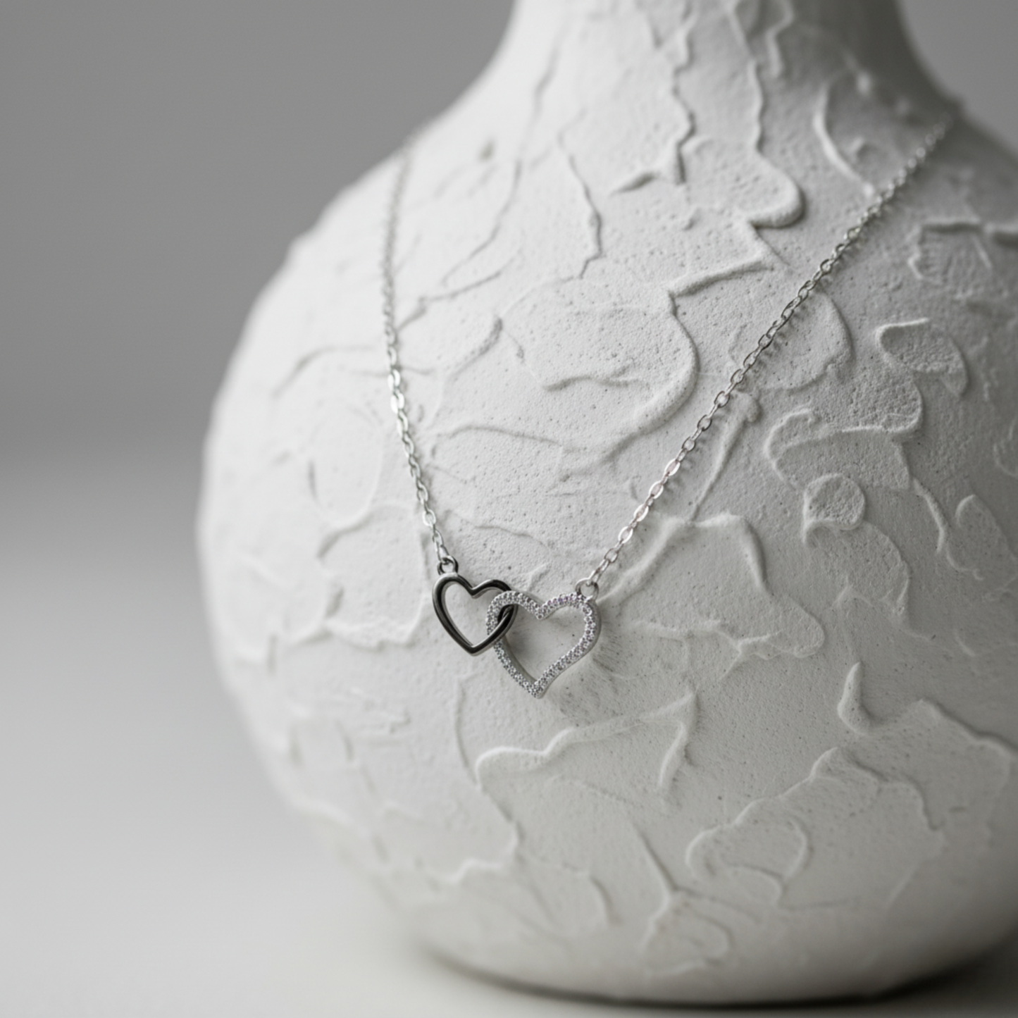 Intertwined Hearts Forever Necklace