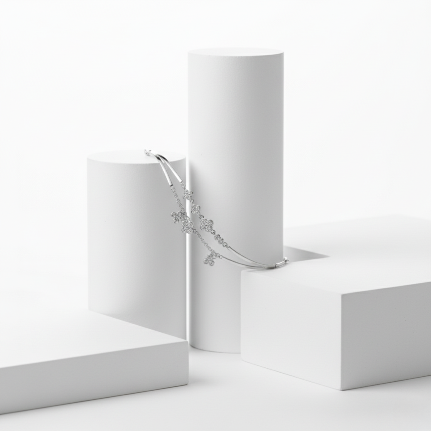 Pavé Floral Cascade