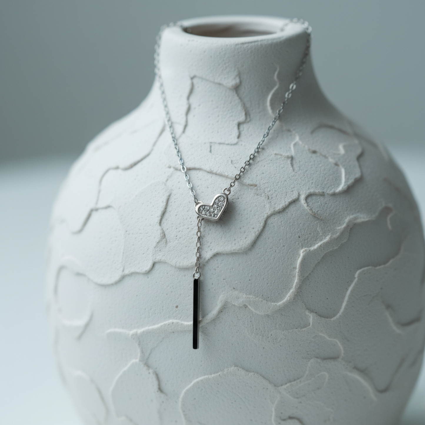 Modern Love Lariat Bar Necklace