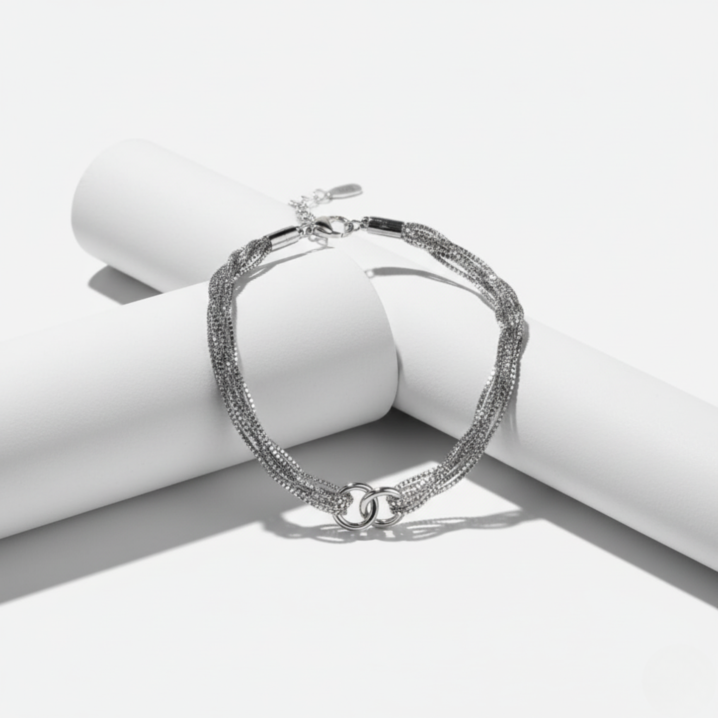 Intertwined Multi-Chain Link Bracelet