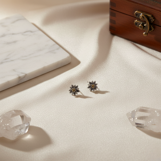 Edelweiss Bloom Studs