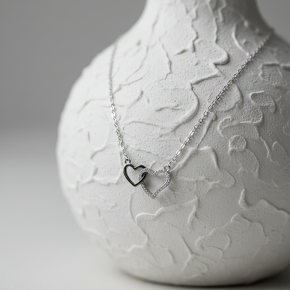 Intertwined Hearts Forever Necklace