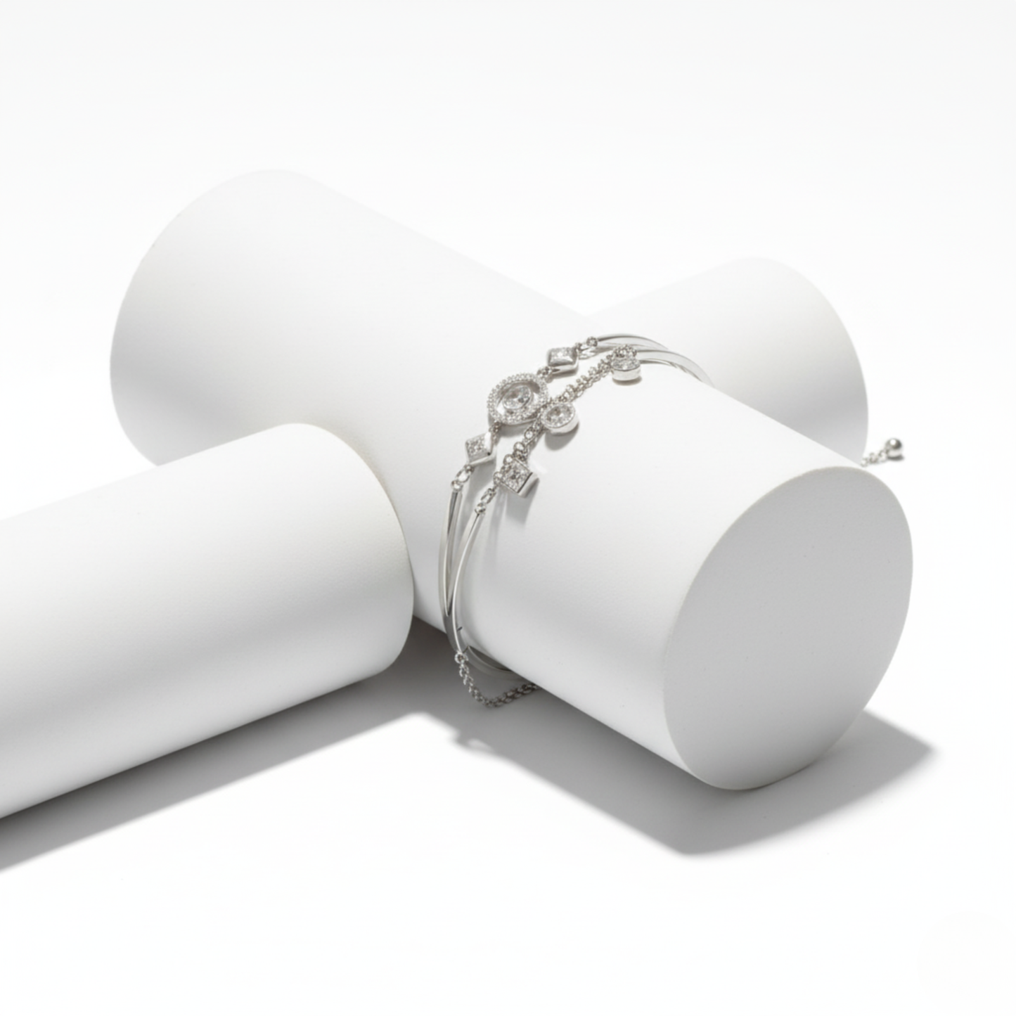 Geo Dangle Orbit Layered