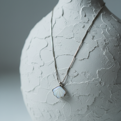Luminous Mother of Pearl Shell Necklace
