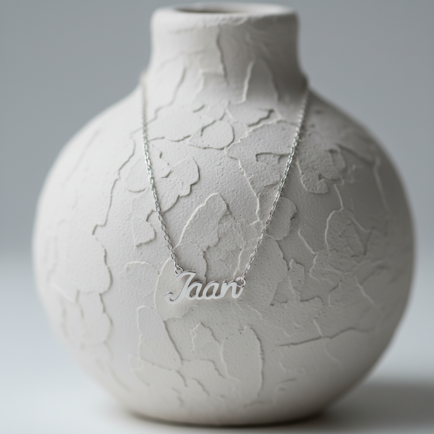 Jaan Script Sentiment Necklace