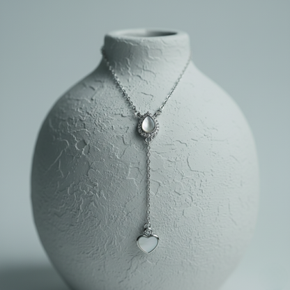 Luxe Mother of Pearl Drop Lariat