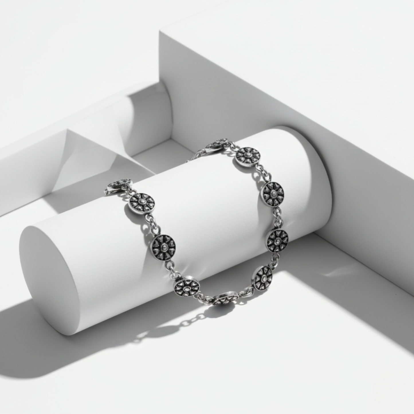 Antique Sunburst Toggle Bracelet