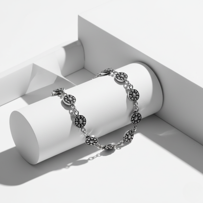 Antique Sunburst Toggle Bracelet