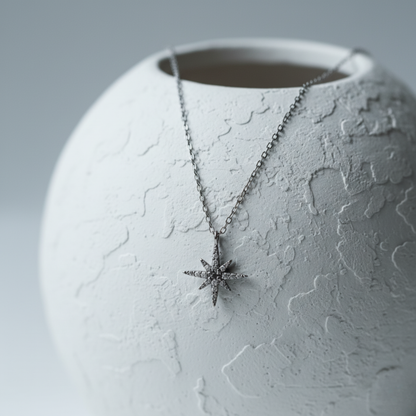 Radiant Pavé Starburst Necklace