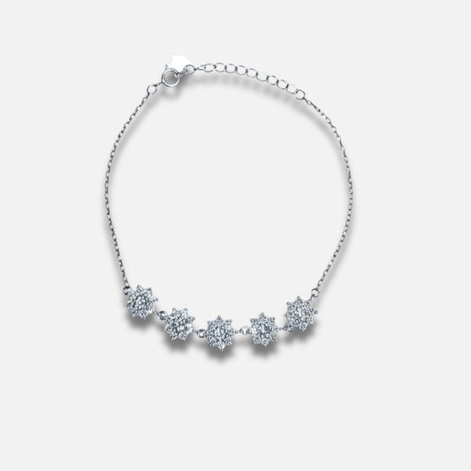 Pavé Starburst Cluster Bracelet