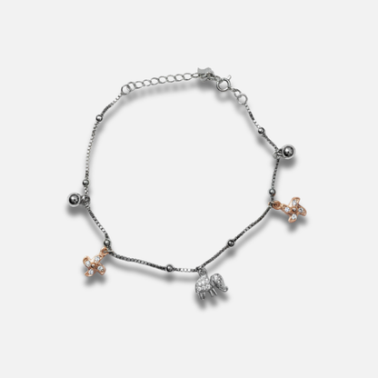 Lucky Charm Mixed-Tone Bracelet