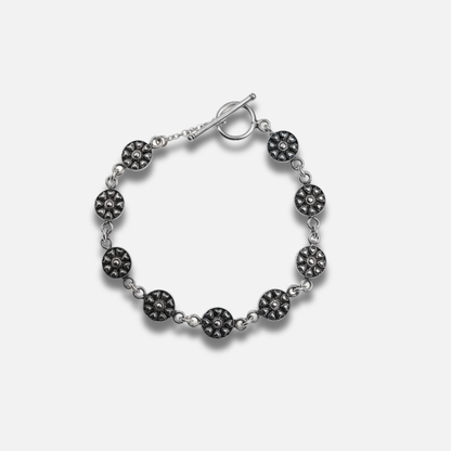 Antique Sunburst Toggle Bracelet