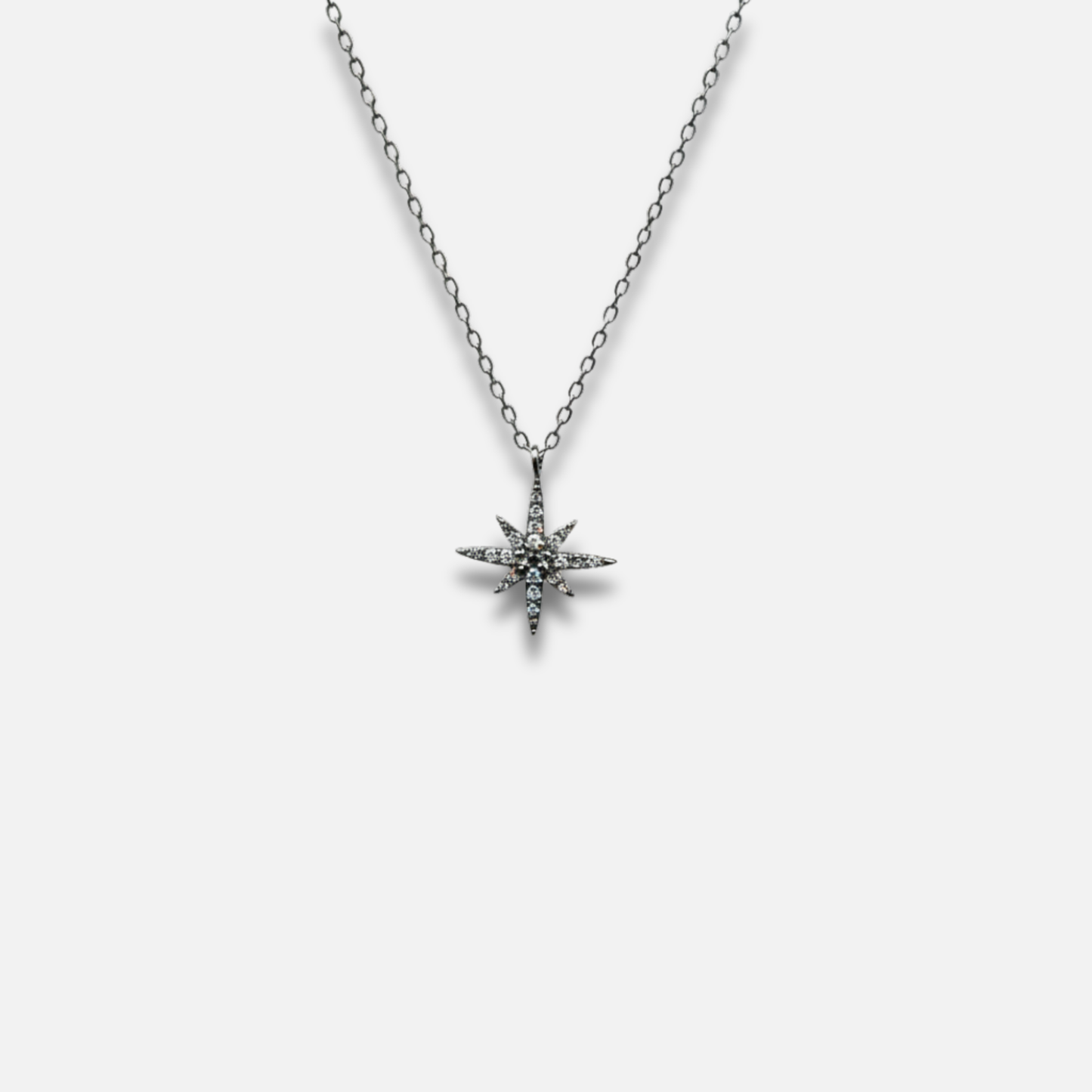 Radiant Pavé Starburst Necklace