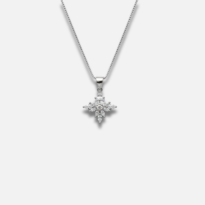 Astra Marquise Crystal Cluster Necklace
