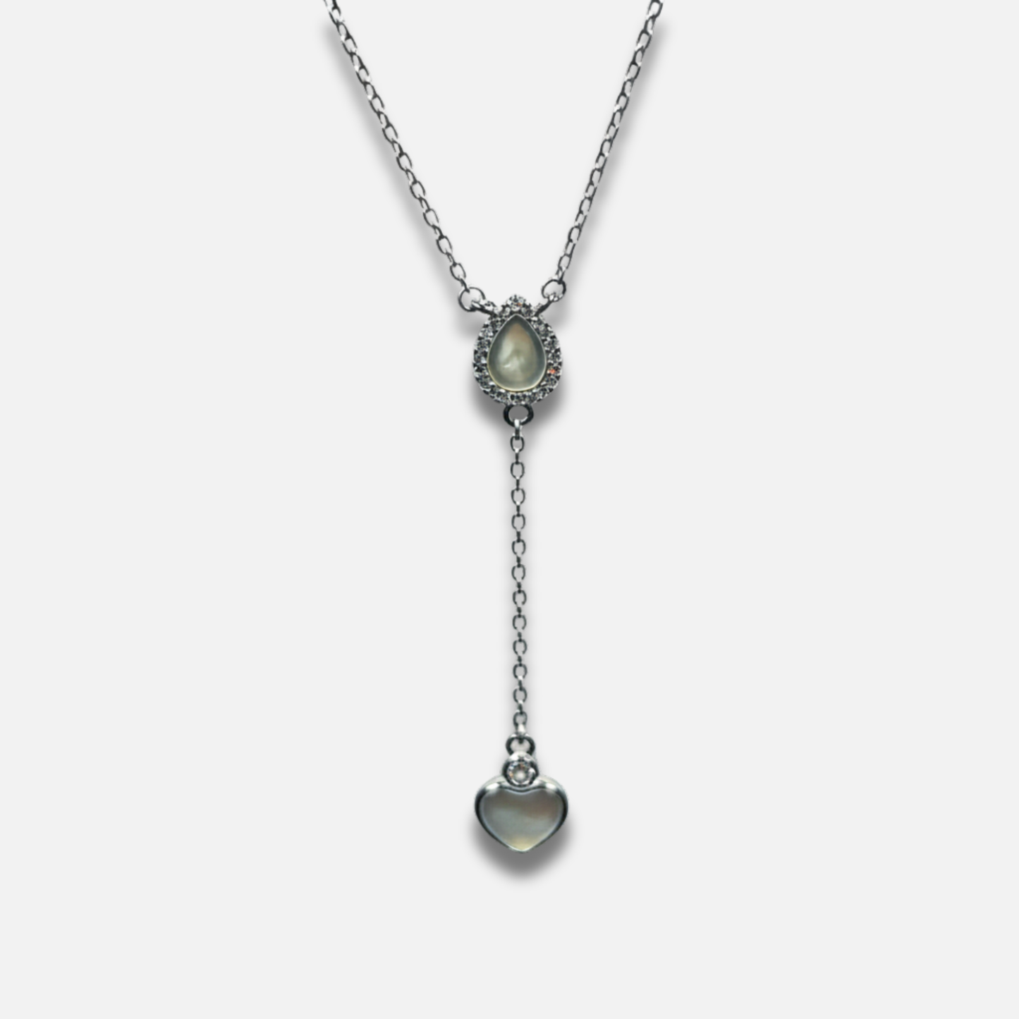 Luxe Mother of Pearl Drop Lariat