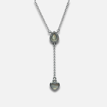 Luxe Mother of Pearl Drop Lariat