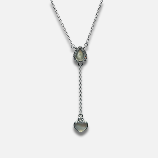 Luxe Mother of Pearl Drop Lariat
