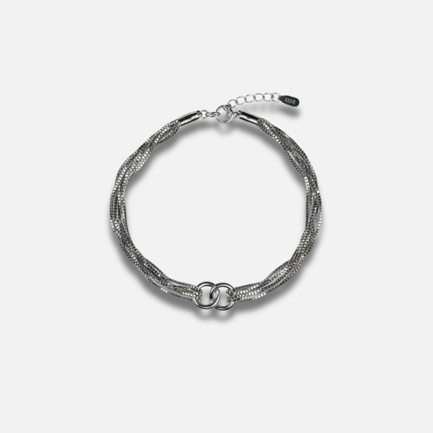 Intertwined Multi-Chain Link Bracelet
