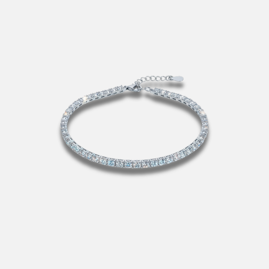 Square Cut Eternity Line Bracelet