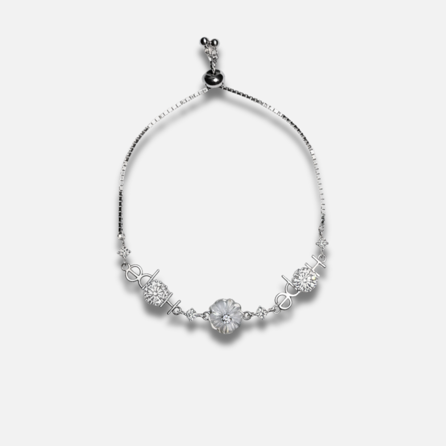 Dahlia Petal Bloom Bolo Bracelet