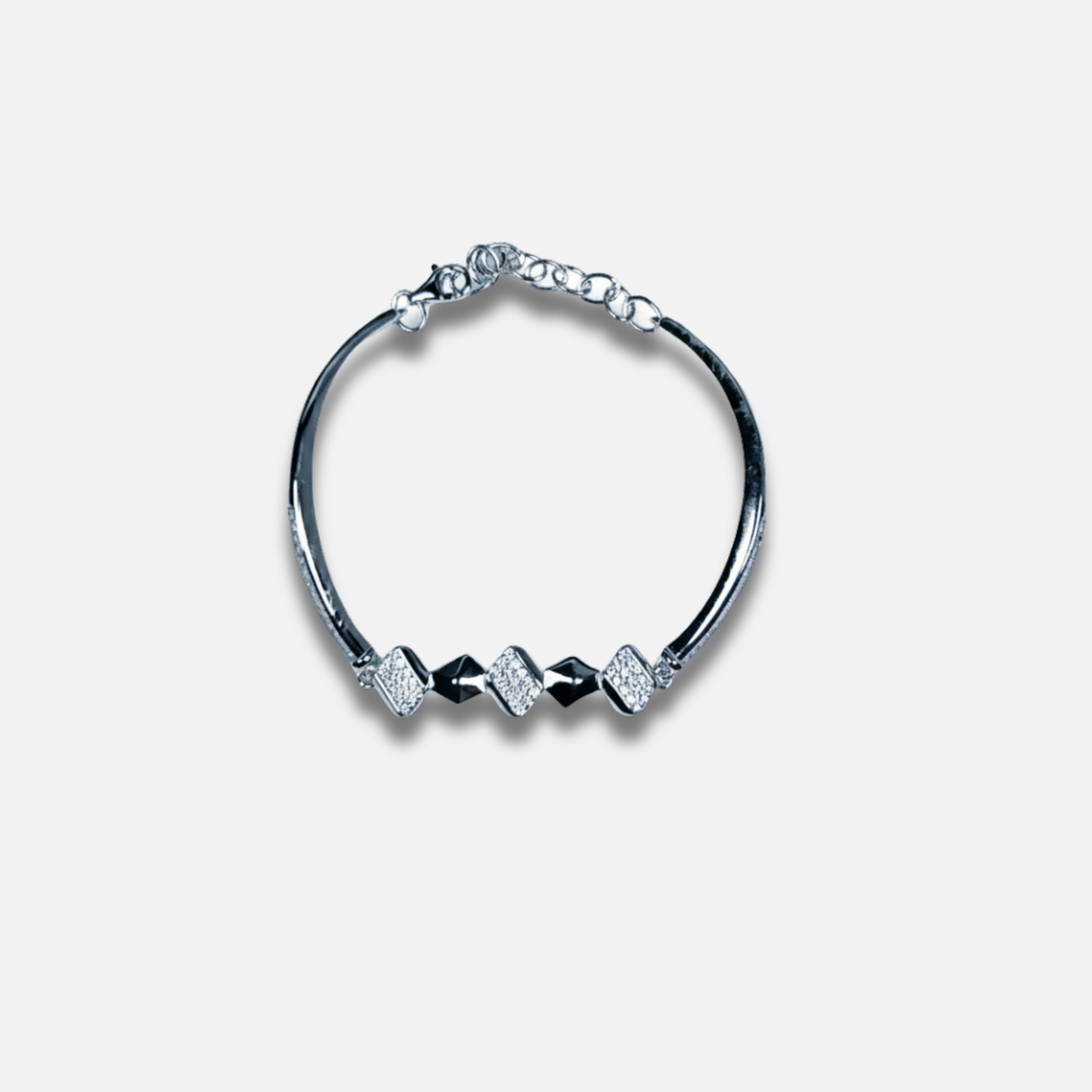 Geo Spike Bangle Bracelet