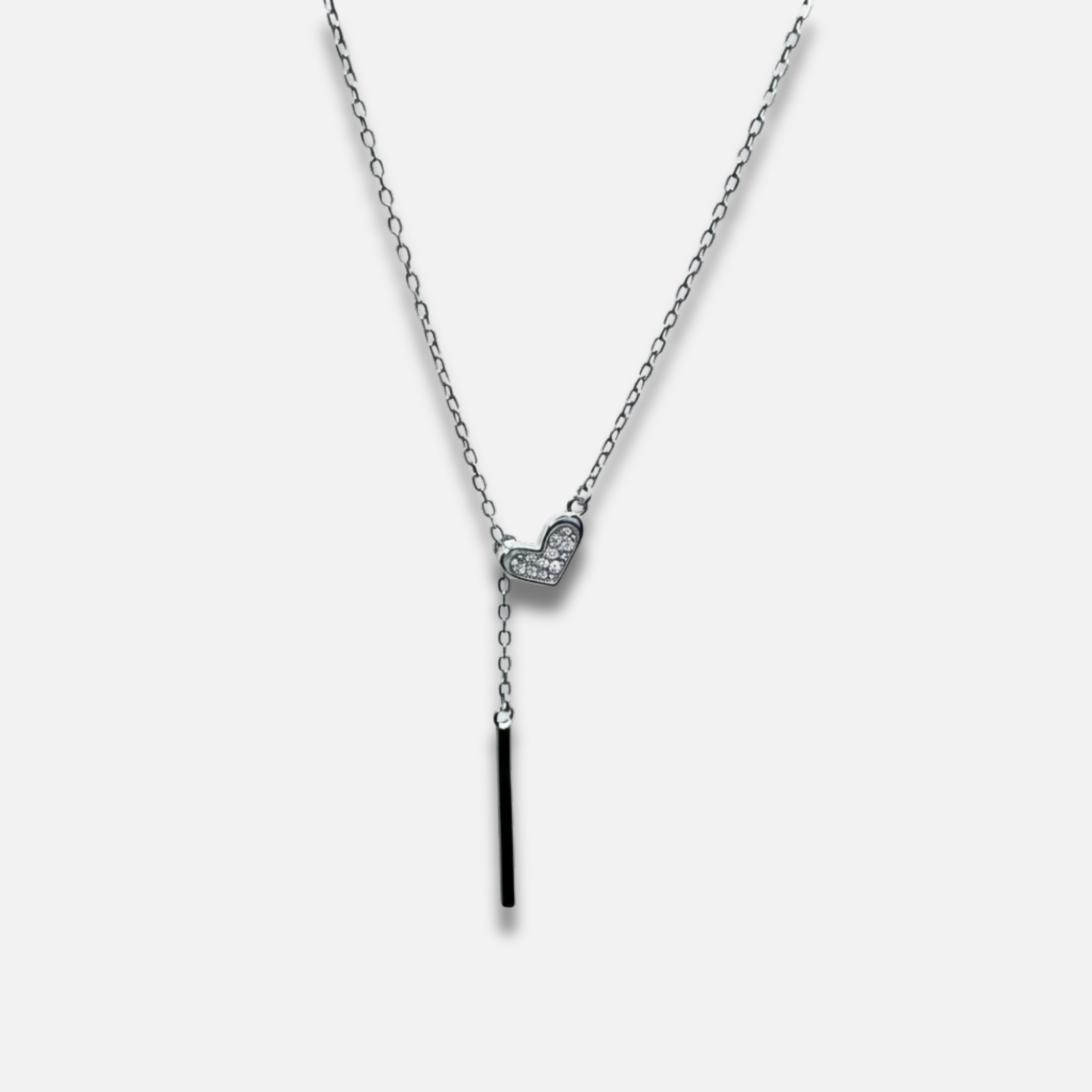 Modern Love Lariat Bar Necklace