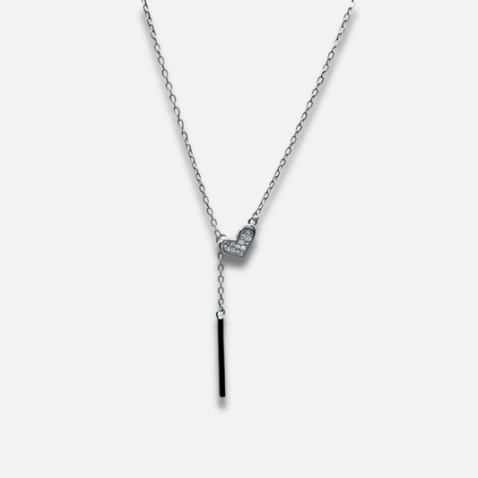 Modern Love Lariat Bar Necklace