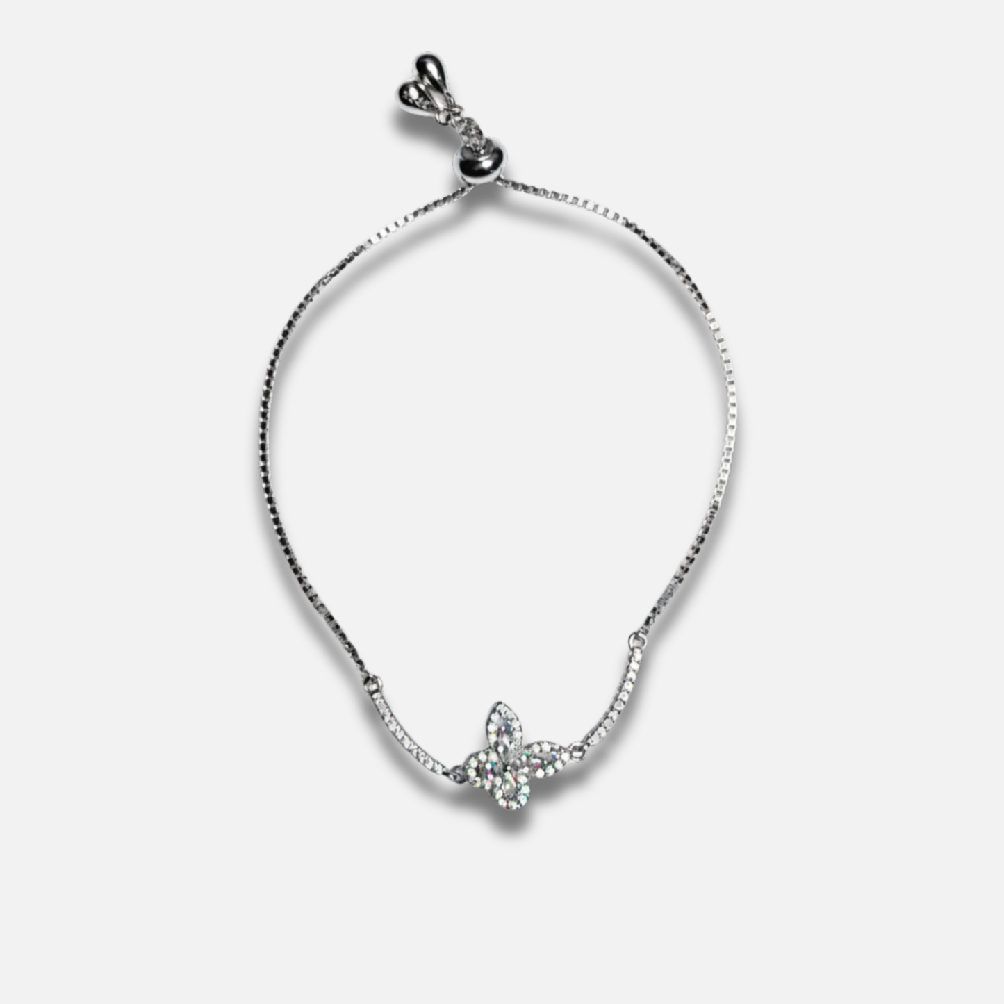 Pavé Butterfly Wish Bolo Bracelet