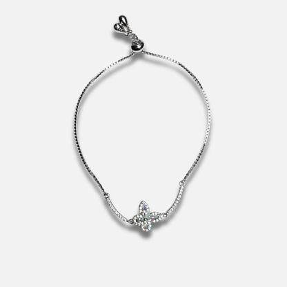 Pavé Butterfly Wish Bolo Bracelet