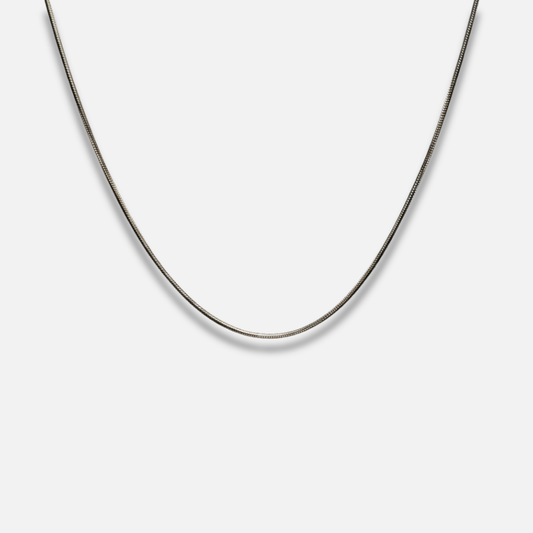 Liquid Silver Serpent Chain