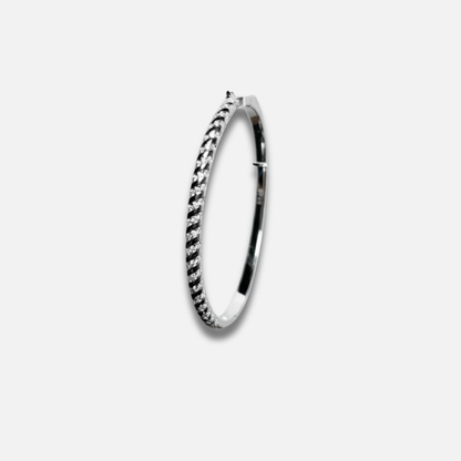 Diamond Helix Duet Rigid Bracelet