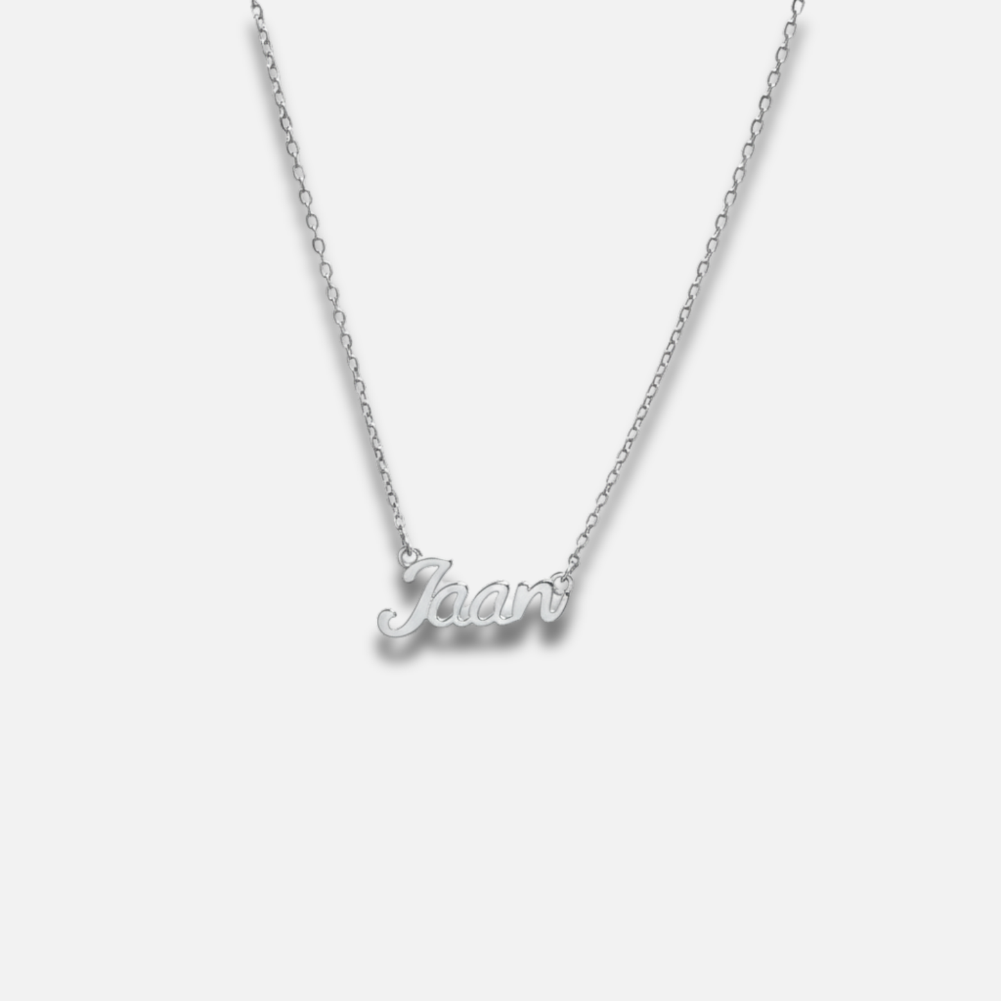 Jaan Script Sentiment Necklace