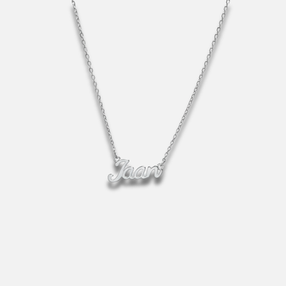 Jaan Script Sentiment Necklace