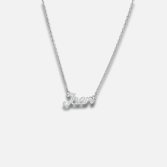 Jaan Script Sentiment Necklace