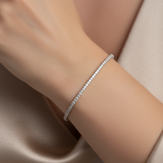 The Essential Pavé Line Bracelet