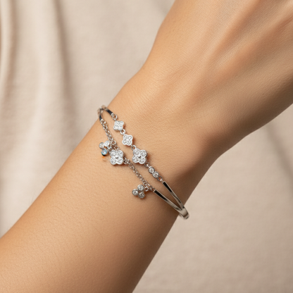 Pavé Floral Cascade